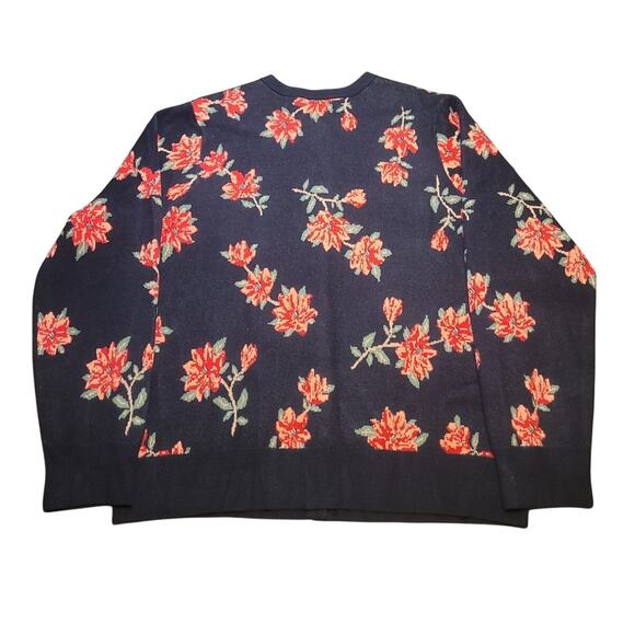 Draper James Black Southern Floral Cardigan – Size XXL – EUC - Picture 4 of 12